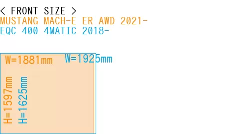 #MUSTANG MACH-E ER AWD 2021- + EQC 400 4MATIC 2018-
